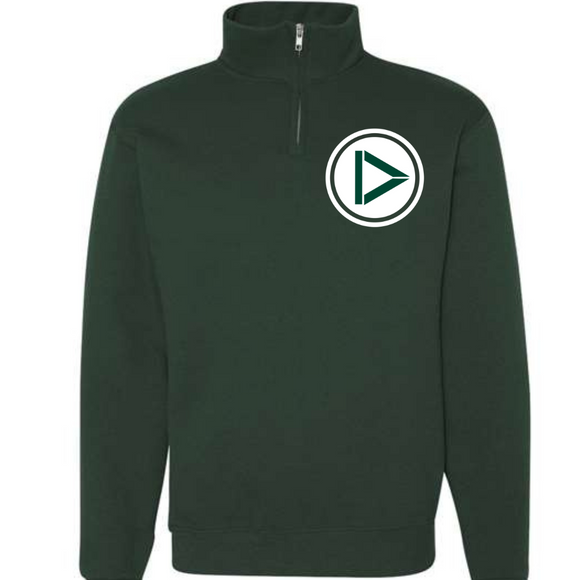 KDE Quarter-Zip Sweatshirt Green (Adult)