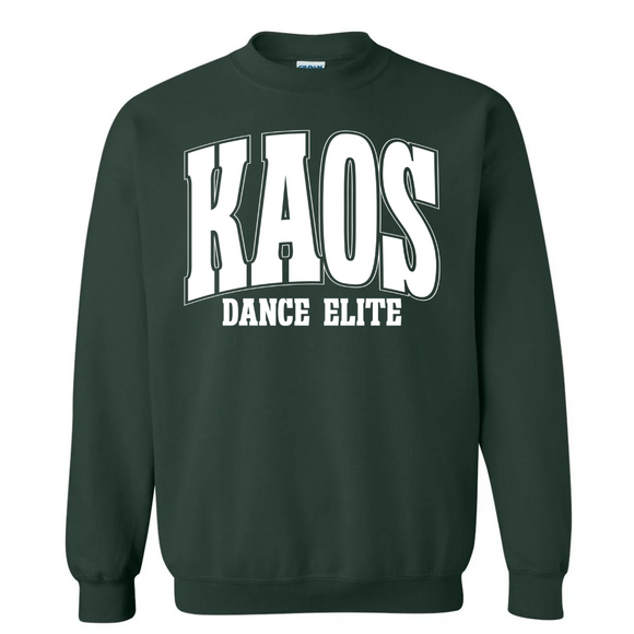 KAOS Dance Elite Crewneck (Forest Green)